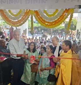 A multi-speciality hospital of one lakh square feet at Gondal in memory of Guru MASWAMI JayVijayaji Mahasatiji